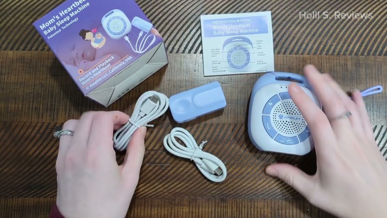Baby Sound Machine with Heartbeat Recording - Review