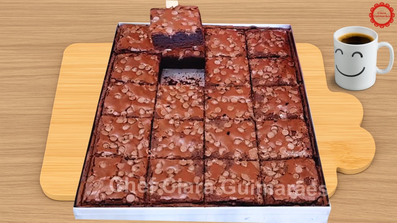 BROWNIE DE CHOCOLATE EM PÓ! Receita econômica com ficha técnica para vender!