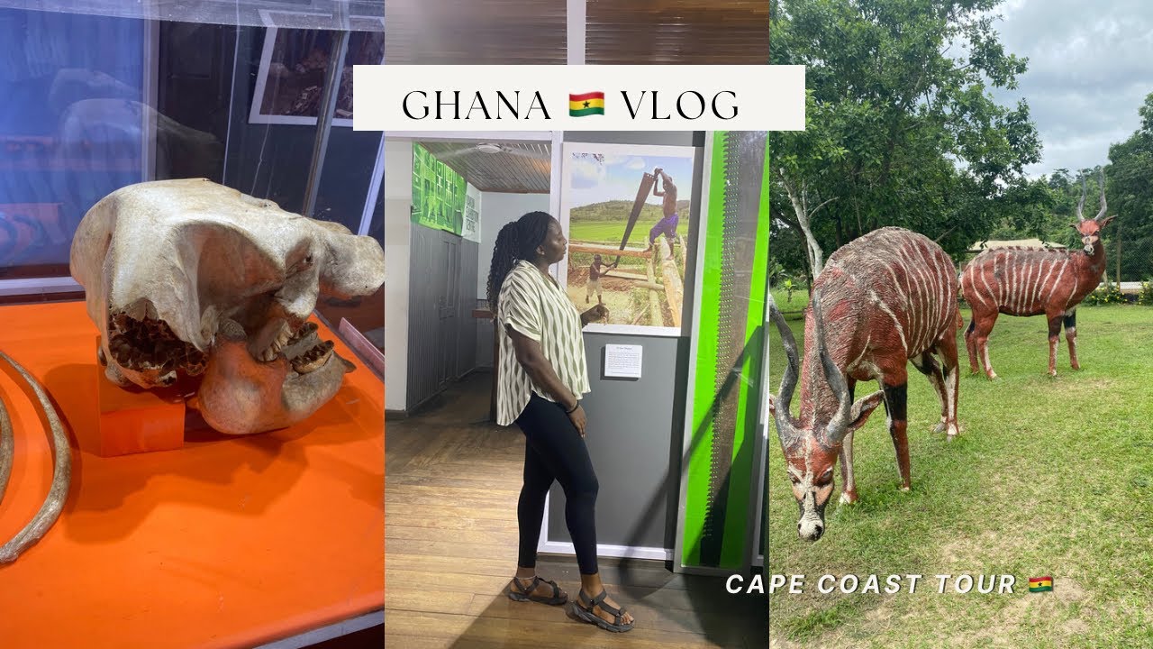 Ghana vlog | Places to visit in Cape Coast Ghana 🇬🇭| Visiting a Slave Castle in Ghana