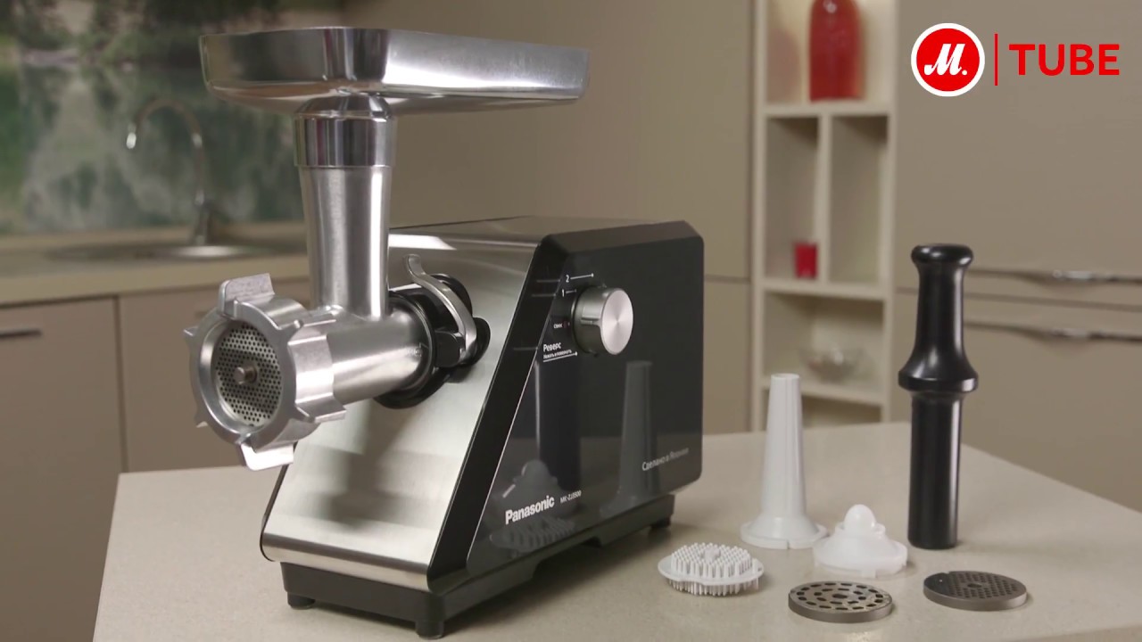 Обзор мясорубки Panasonic MK-ZJ3500KTQ