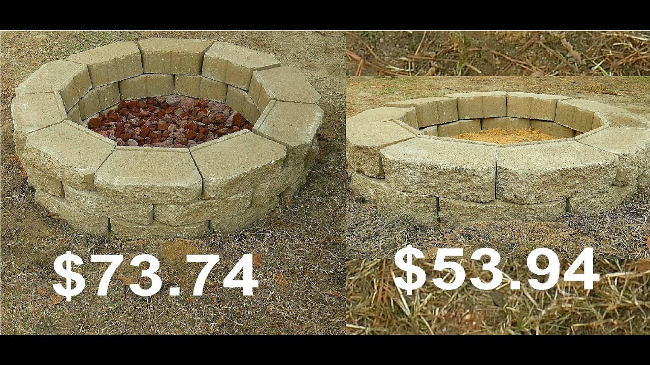How To Build A Fire Pit Under $60 Easy Simple