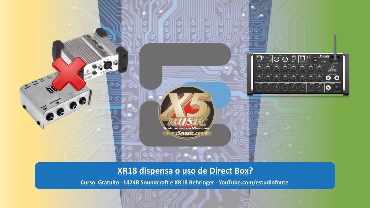#XR18 dispensa o uso de #DirectBox?