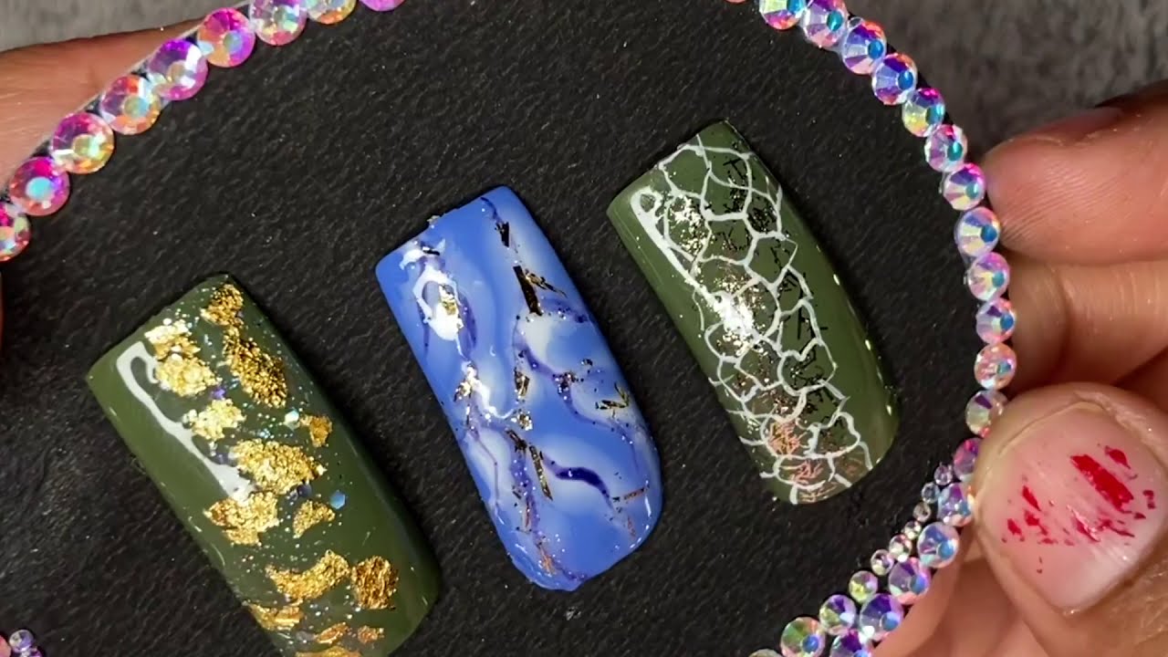 HOW TO DO FOIL NAIL ART TUTORIAL BY NITU KOHLI ACADEMY IN HINDI - New Delhi INDIA