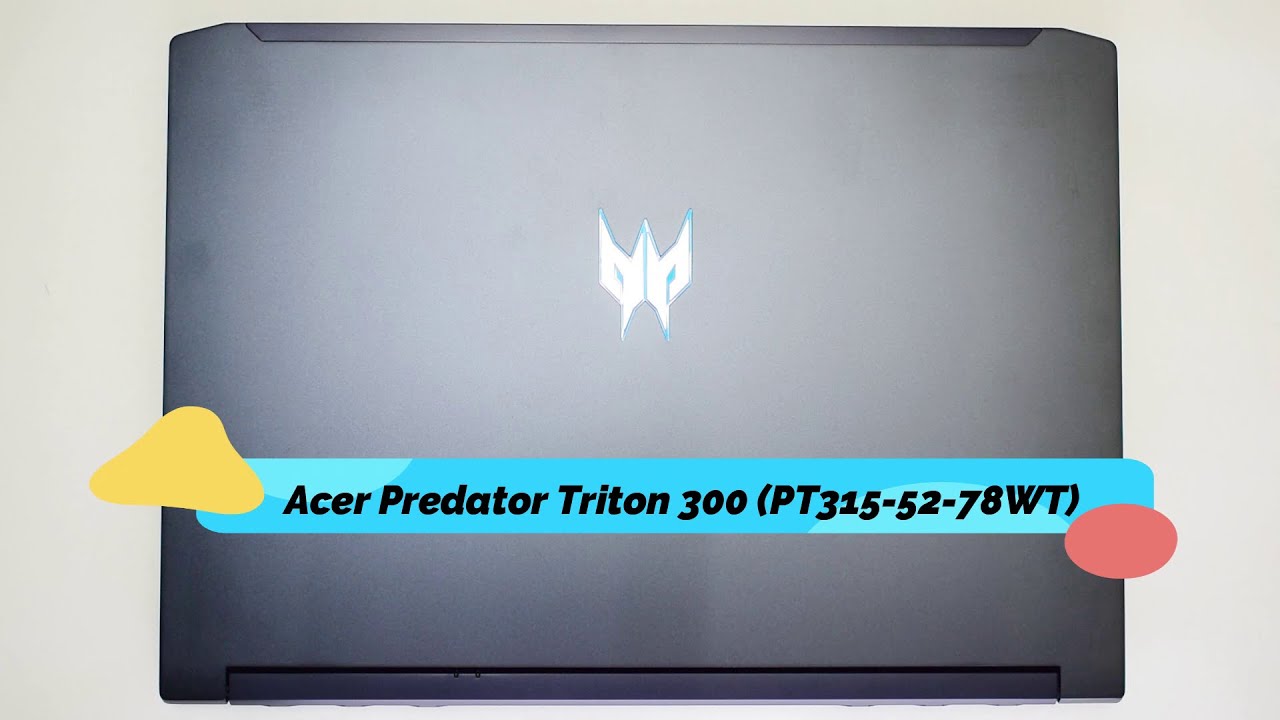 🛠️ Acer Predator Triton 300 PT315-52-78W1 Gaming Laptop Disassembly & Upgrade Options