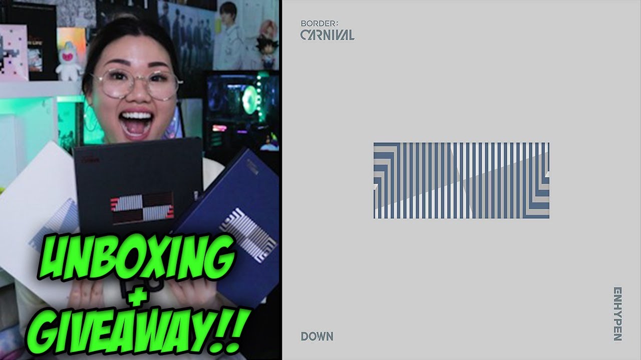 [UNBOXING WITH JAS!] ENHYPEN BORDER:CARNIVAL ALBUM (UP, DOWN, HYPE VER.) UNBOXING + GIVEAWAY!!