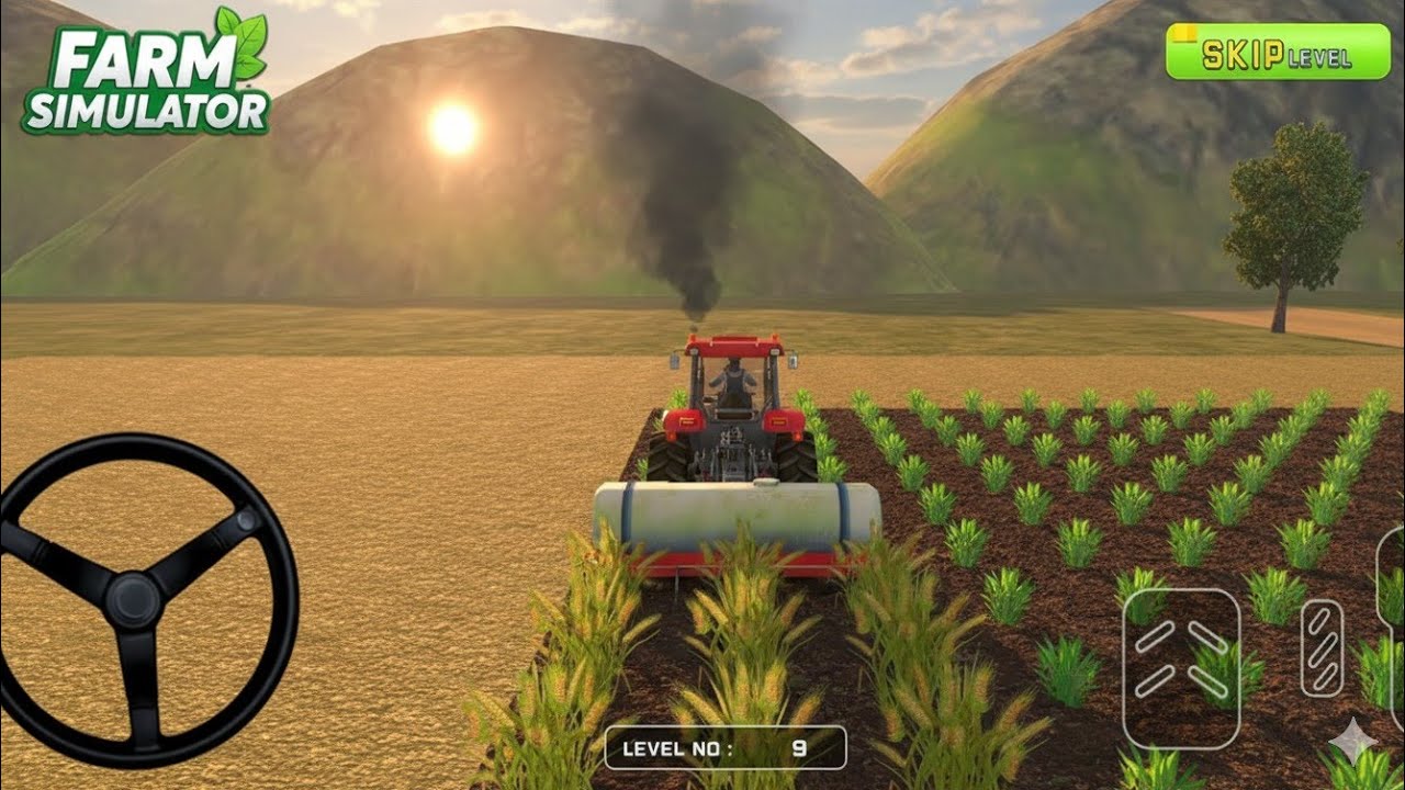 Wheat 🌾 Trackter Farming Simulator android gameplay video | 
