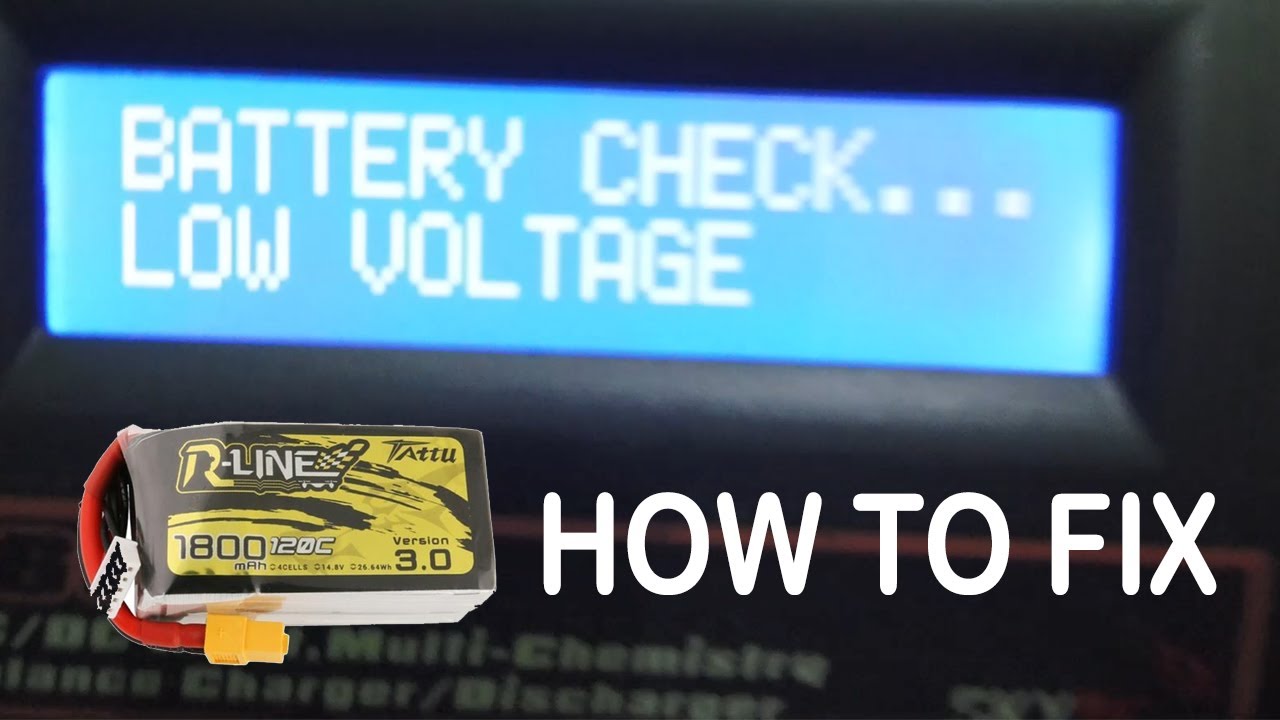 Cara Memperbaiki LiPO battery Drone FPV Low Voltage