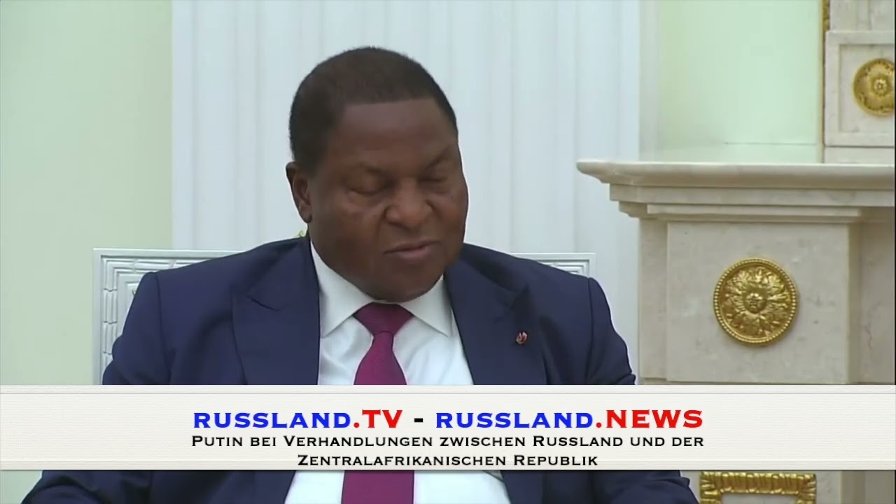 Putin bei Verhandlungen zwischen Russland und der Zentralafrikanischen Republik