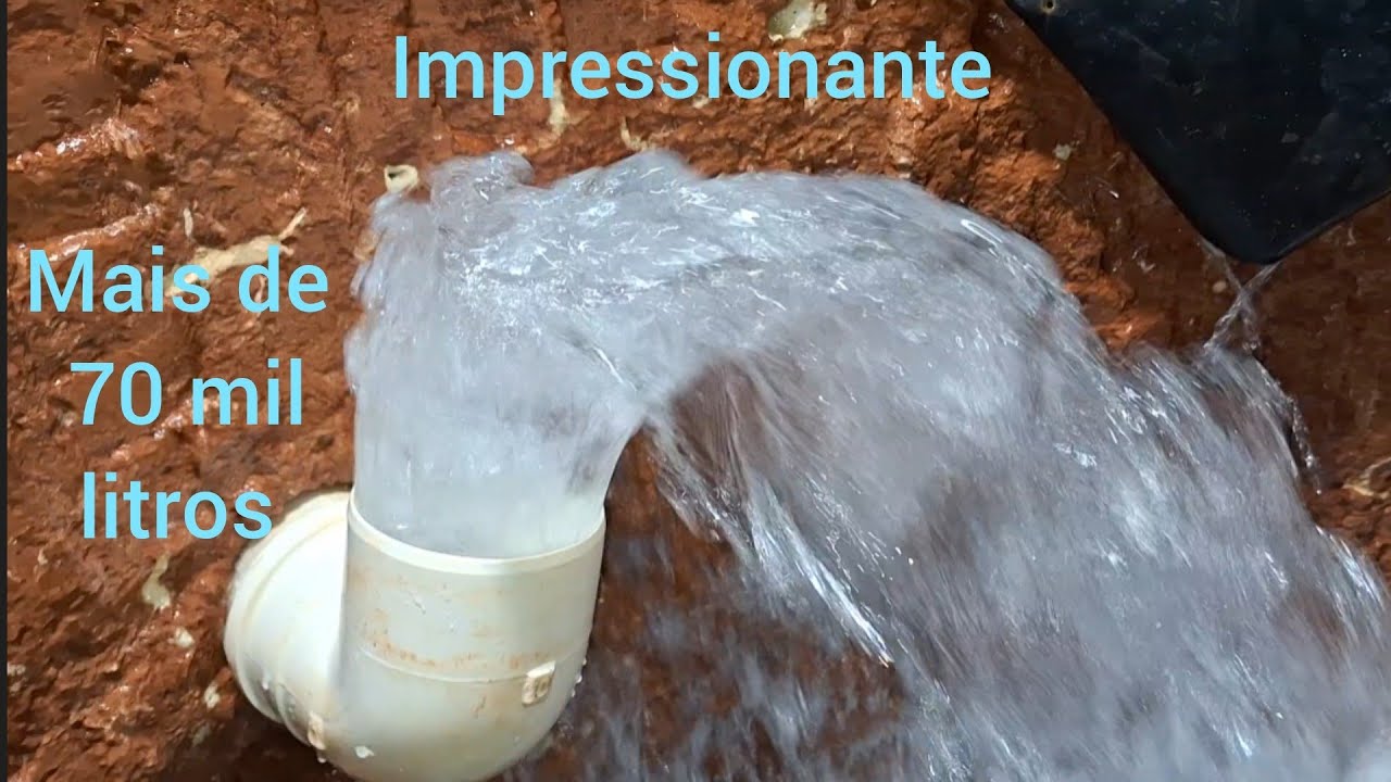 Veja resultado final do poço para 50 mil litros 😱 
