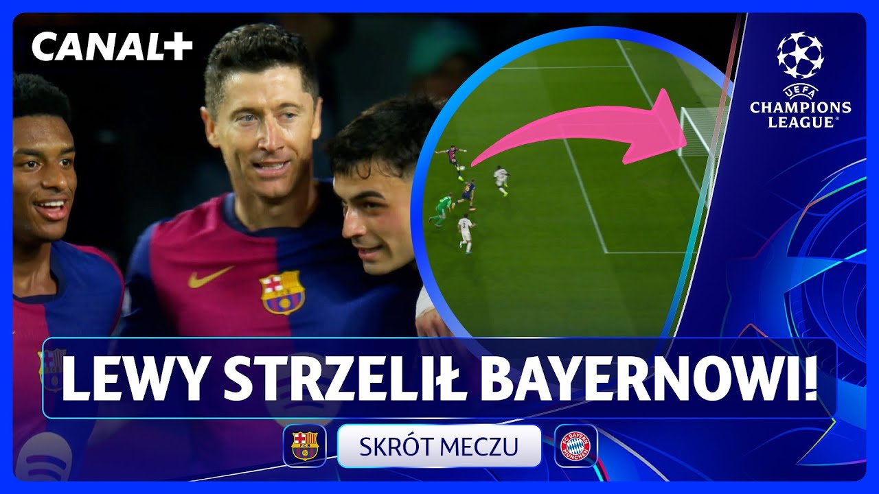 LEWANDOWSKI Z GOLEM! RAPHINHA Z HAT TRICKIEM! POGROM! BARCELONA - BAYERN, SKRÓT MECZU