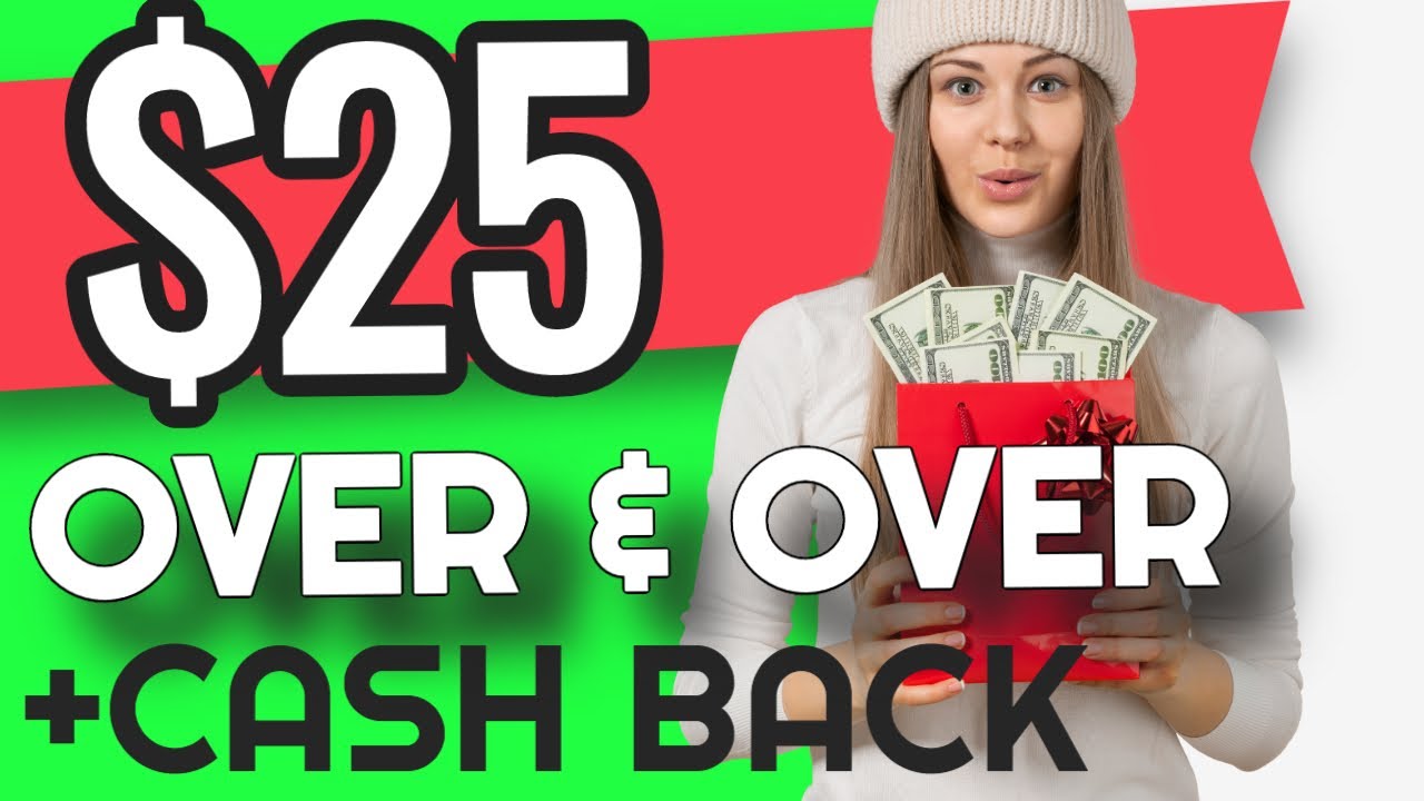 FREE $25 OVER & OVER + CASH BACK:  Ebates Rakuten - More Money 2021