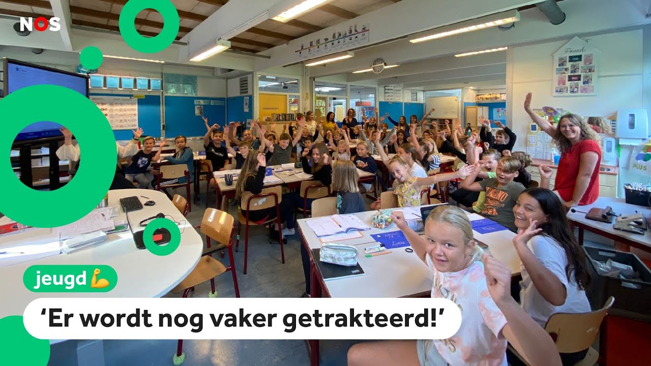 In deze klas zitten 52 kinderen (en één juf!)