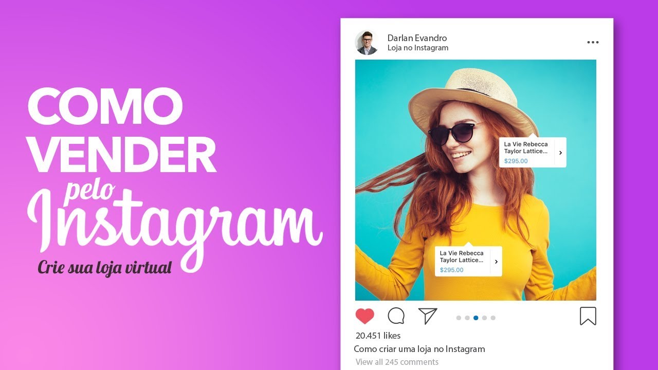 Como VENDER pelo INSTAGRAM? Crie sua LOJA no Instagram SHOPPING