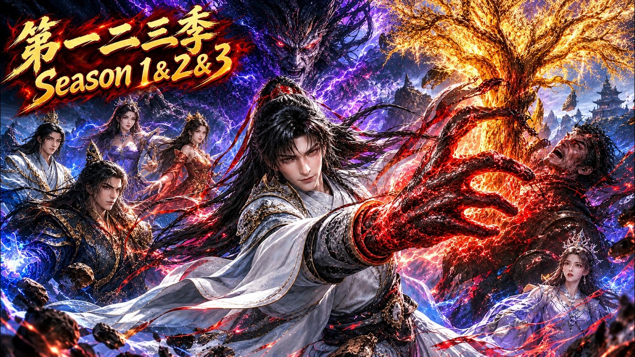 【💥最新動漫】【错把正法修成魔S1-3】他們以為我是魔宗最後的希望，殊不知老子連字都認不全！當著幾大魔皇的面，我直接改寫上古輪迴功法隔空撈人！#搞笑 #玄幻