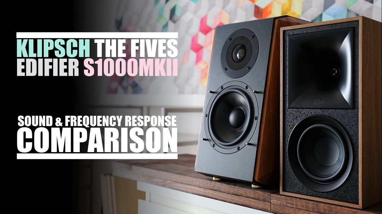 Klipsch The Fives  vs  Edifier S1000MKII  ||  Sound & Frequency Response Comparison