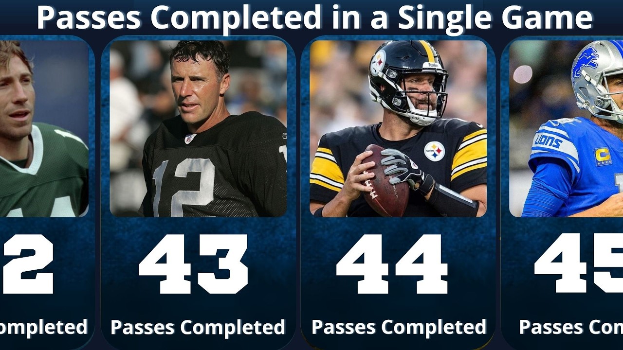 Most Pass Completions in One NFL Game Ever!