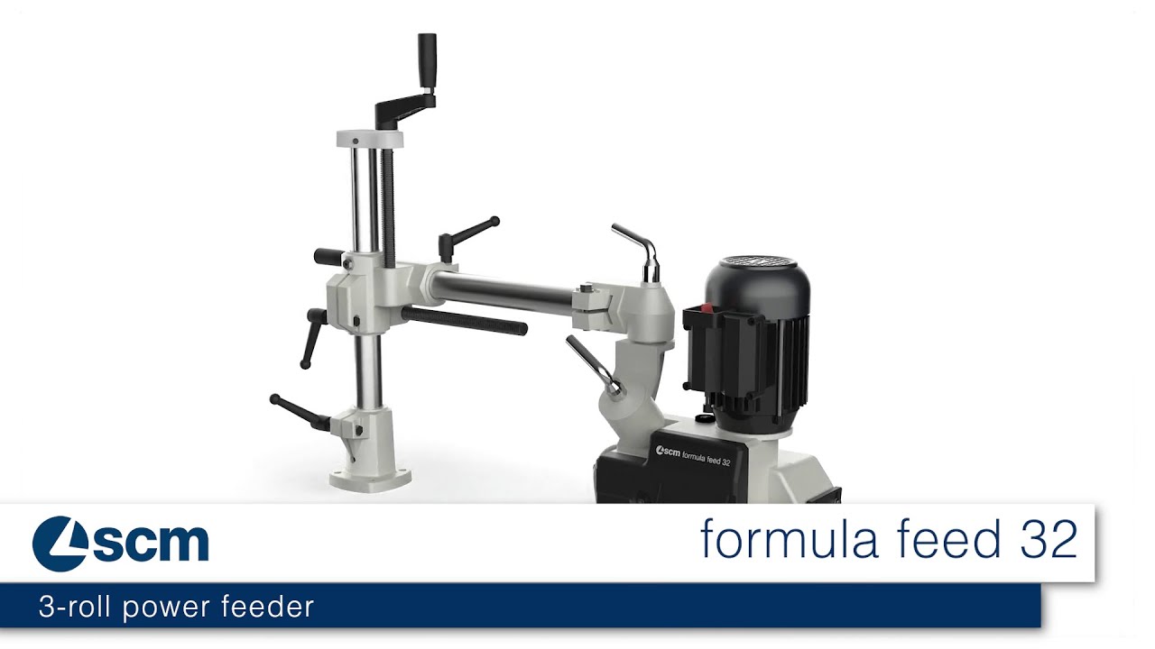 scm formula feed 32 - 3 roll power feeder installation
