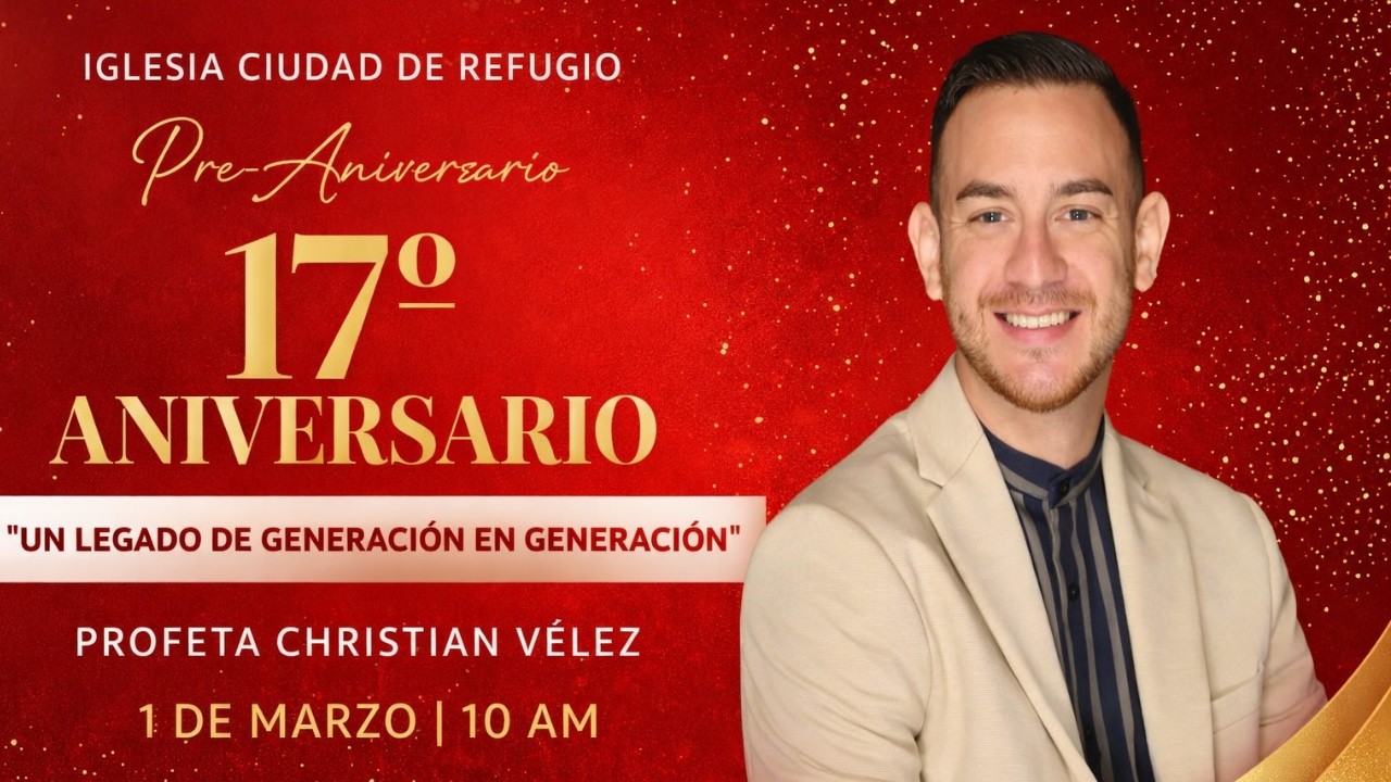 PRE ANIVERSARIO | PROFETA CHRISTIAN VELEZ