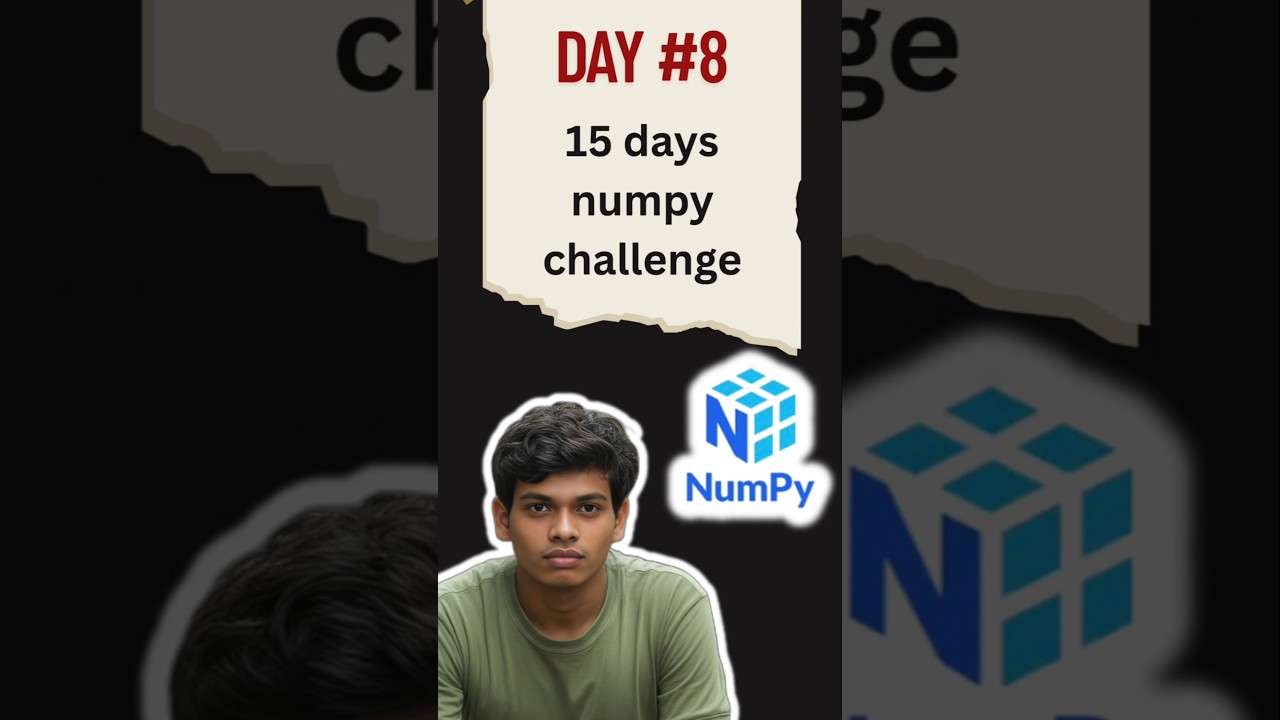 Day 8 &ndash; Numpy Broadcasting