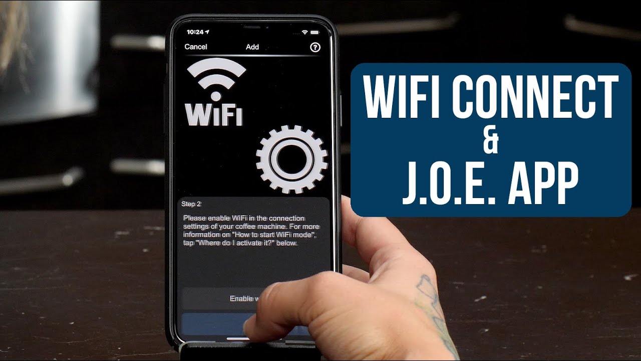 Installing the JURA WiFi Connect and using the J.O.E. App with the JURA ENA 4