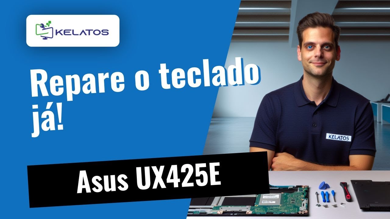 O teclado do seu Asus UX425E está avariado? 🛠️ Substituição imediata
