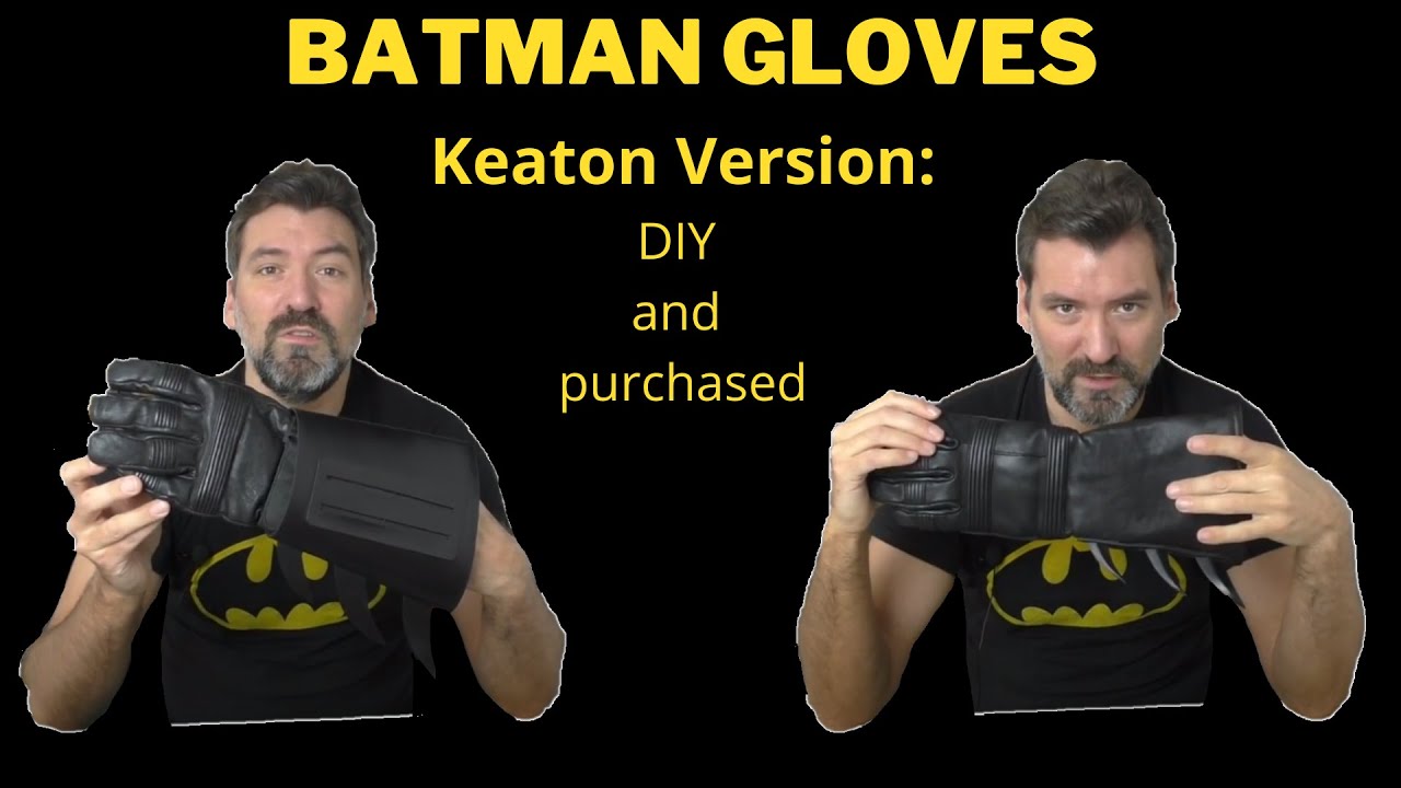 Keaton Batman gloves DIY or from Superheroconcepts
