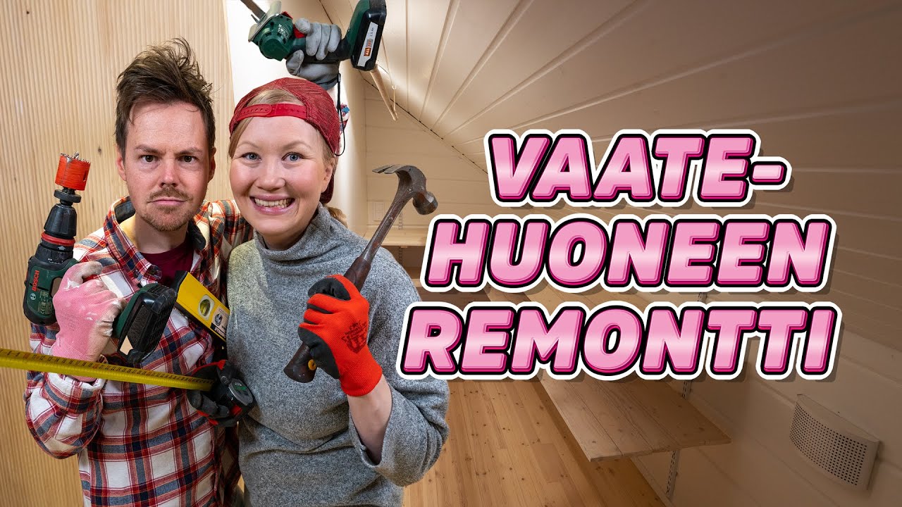 RAKENNETAAN VAATEHUONE | REMONTTIVIDEO