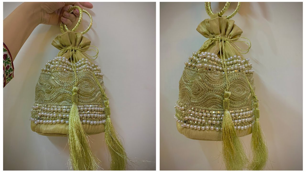 Potli Pouch | How to make Potli Bag | Bridal Potli Pouch