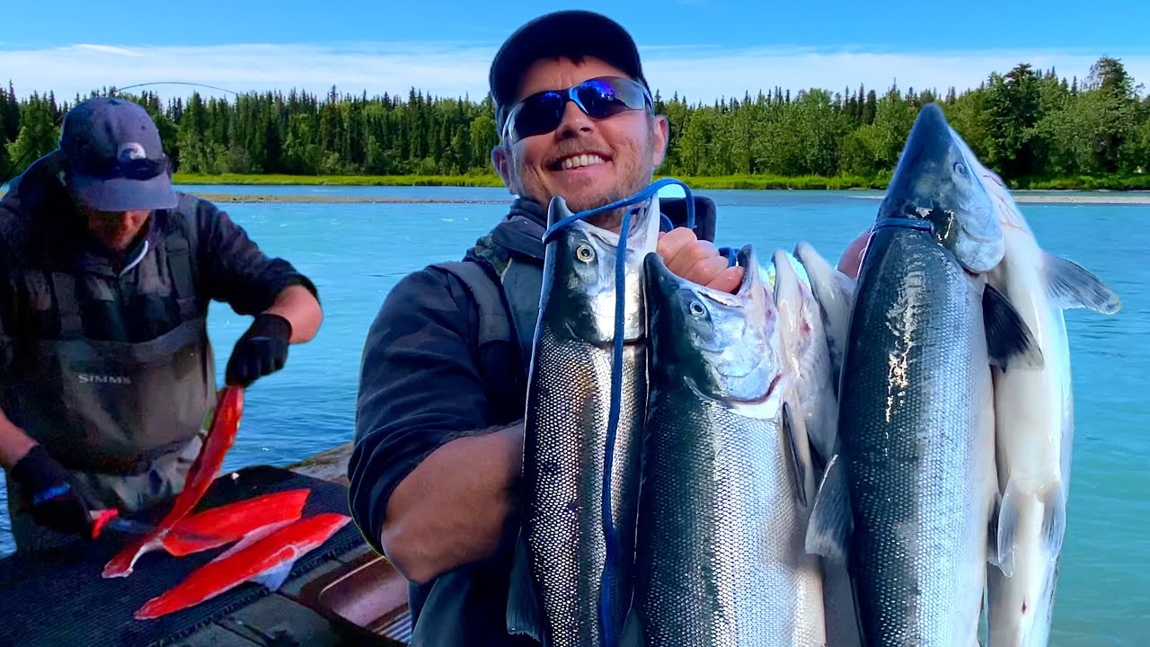 Record BREAKING Salmon Fishing in Alaska When THIS Slams us!