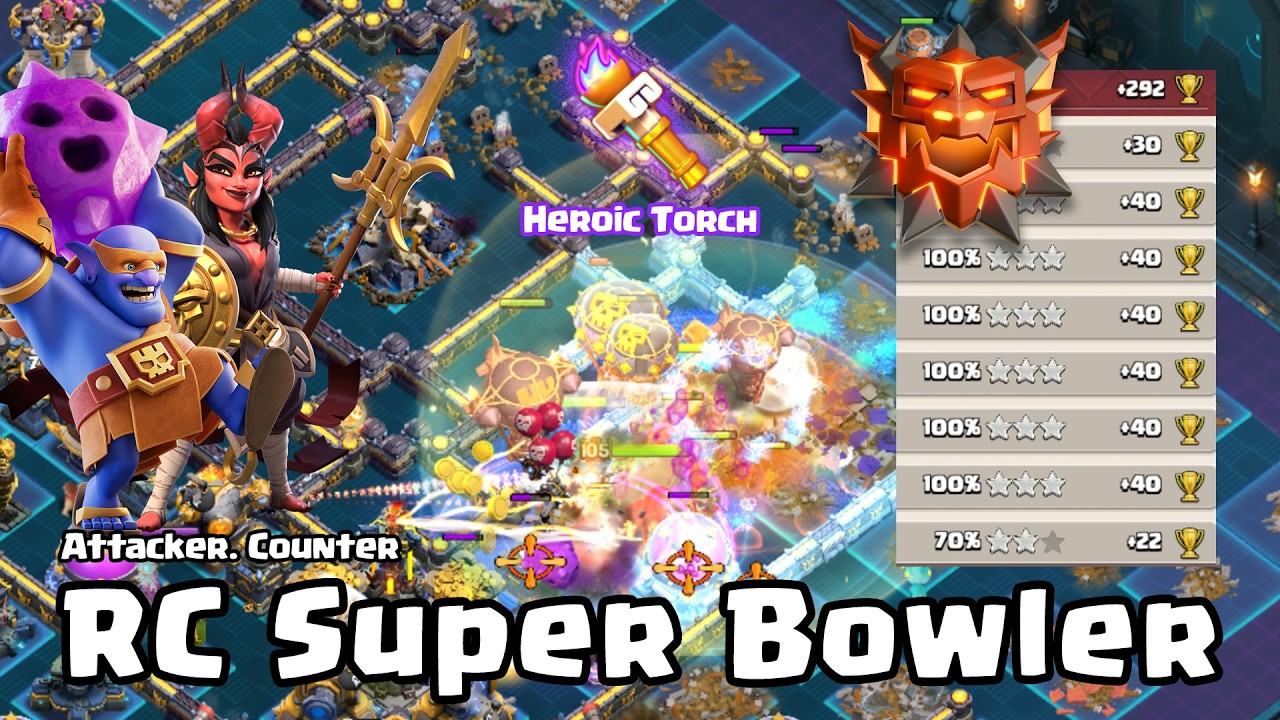 [CLASH OF CLANS] Day 13 | RC Super Bowler Attack!!