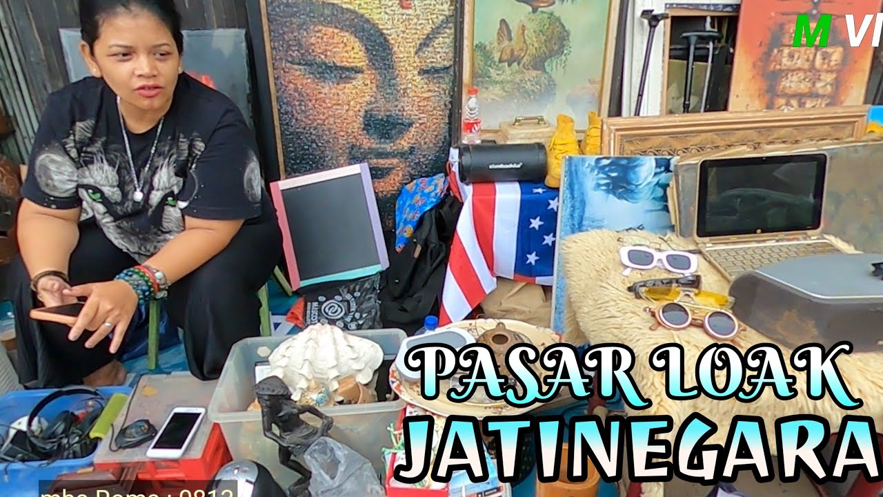 Pasar loak Jatinegara bagian depan 