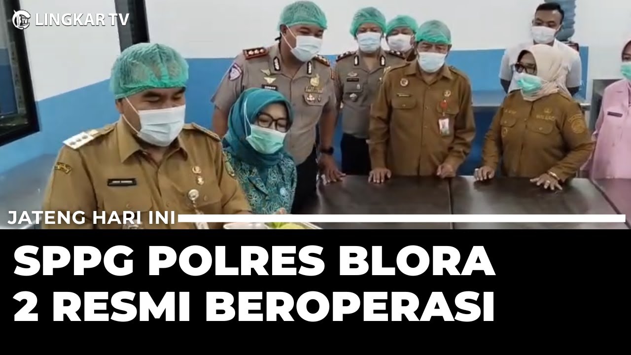 RESMIKAN SPPG POLRES BLORA 2, BUPATI DORONG JADI DAPUR PERCONTOHAN PROGRAM MBG