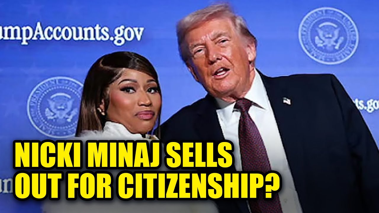 Nicki Minaj SELLS OUT to Trump, Shows Off $1 Million 'Gold Card' for Fast-Tracked Citizenship