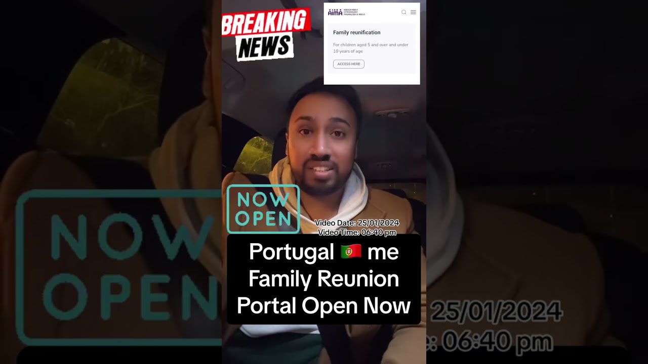 Portugal Family Reunion Portal Open