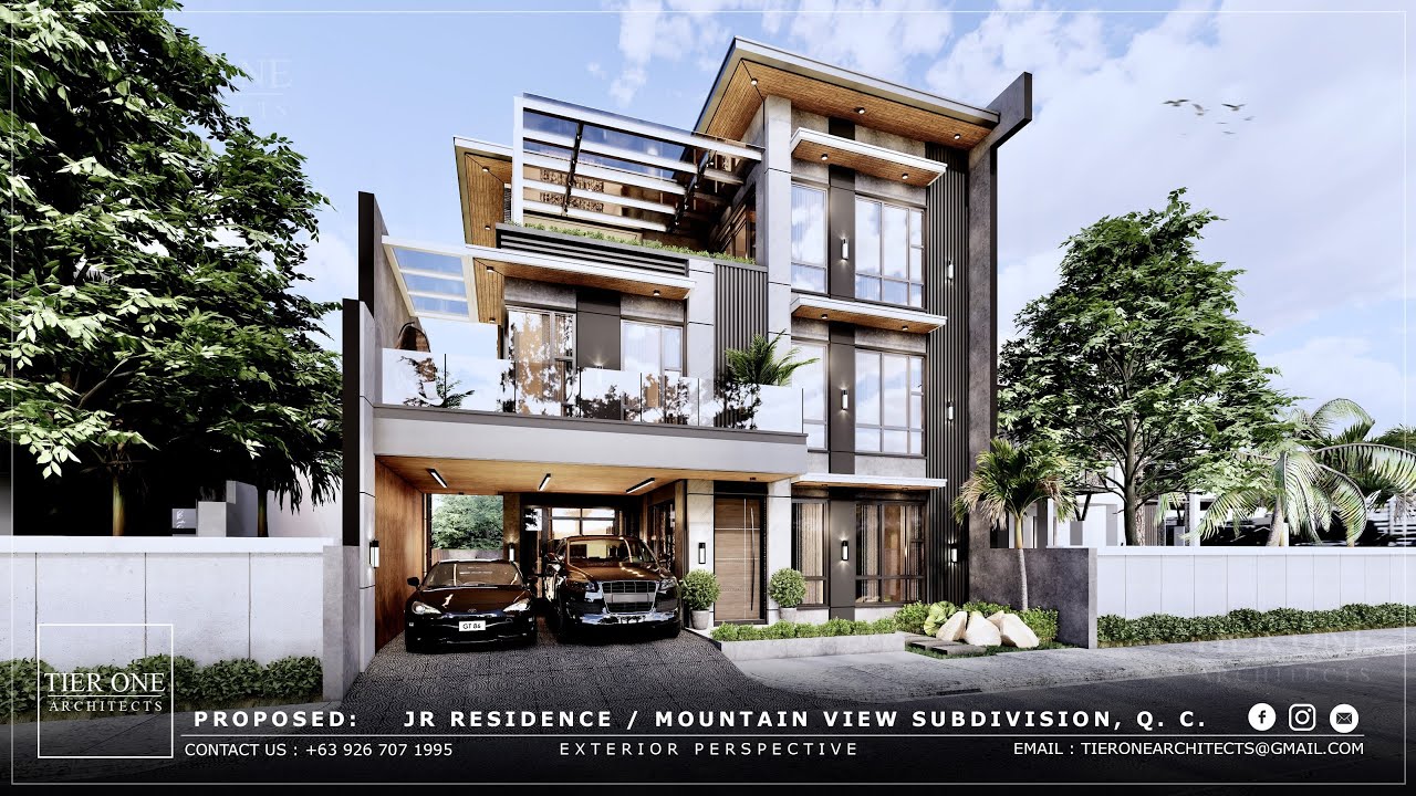 JR Residence - ±330 SQM House - 180 SQM Lot - Tier One Architects