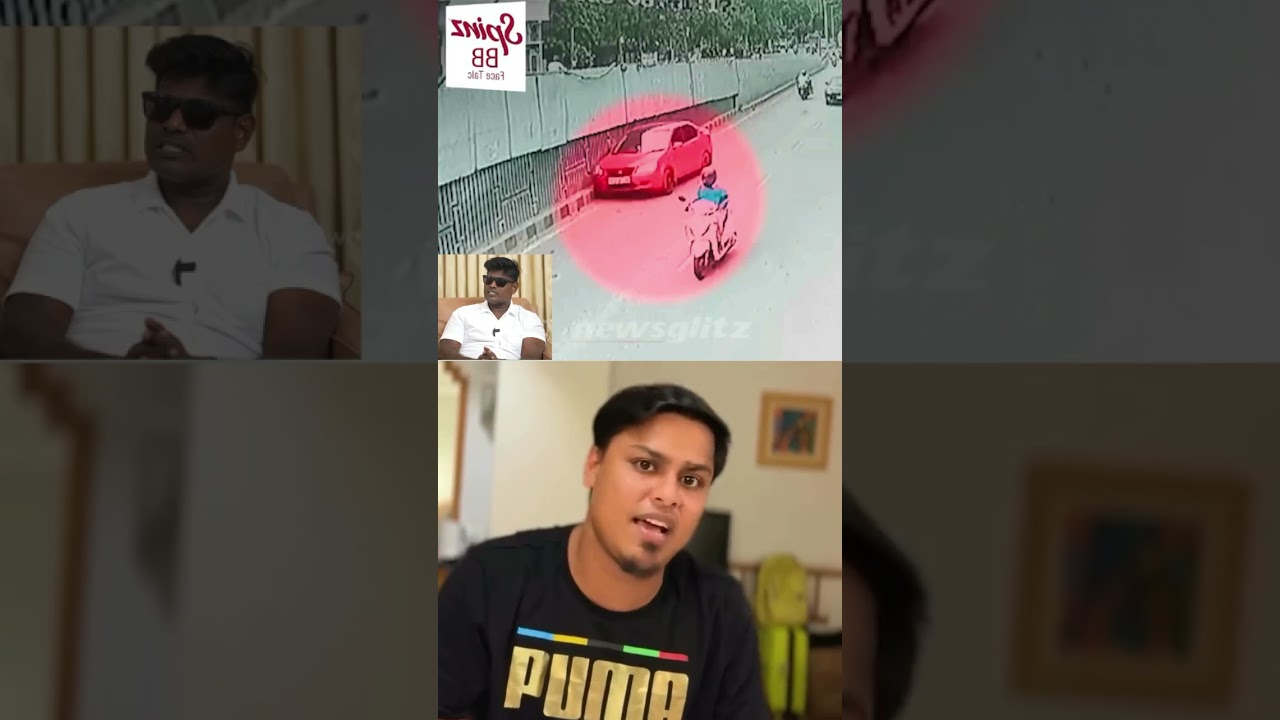 Ajees 🫴 Car 🚗 Accident 🚳 chellam Director 🤐 TTF Vasan 😡❤️&zwj;🔥 #ttf #ttfvasan #ajsquad #manjalveeran