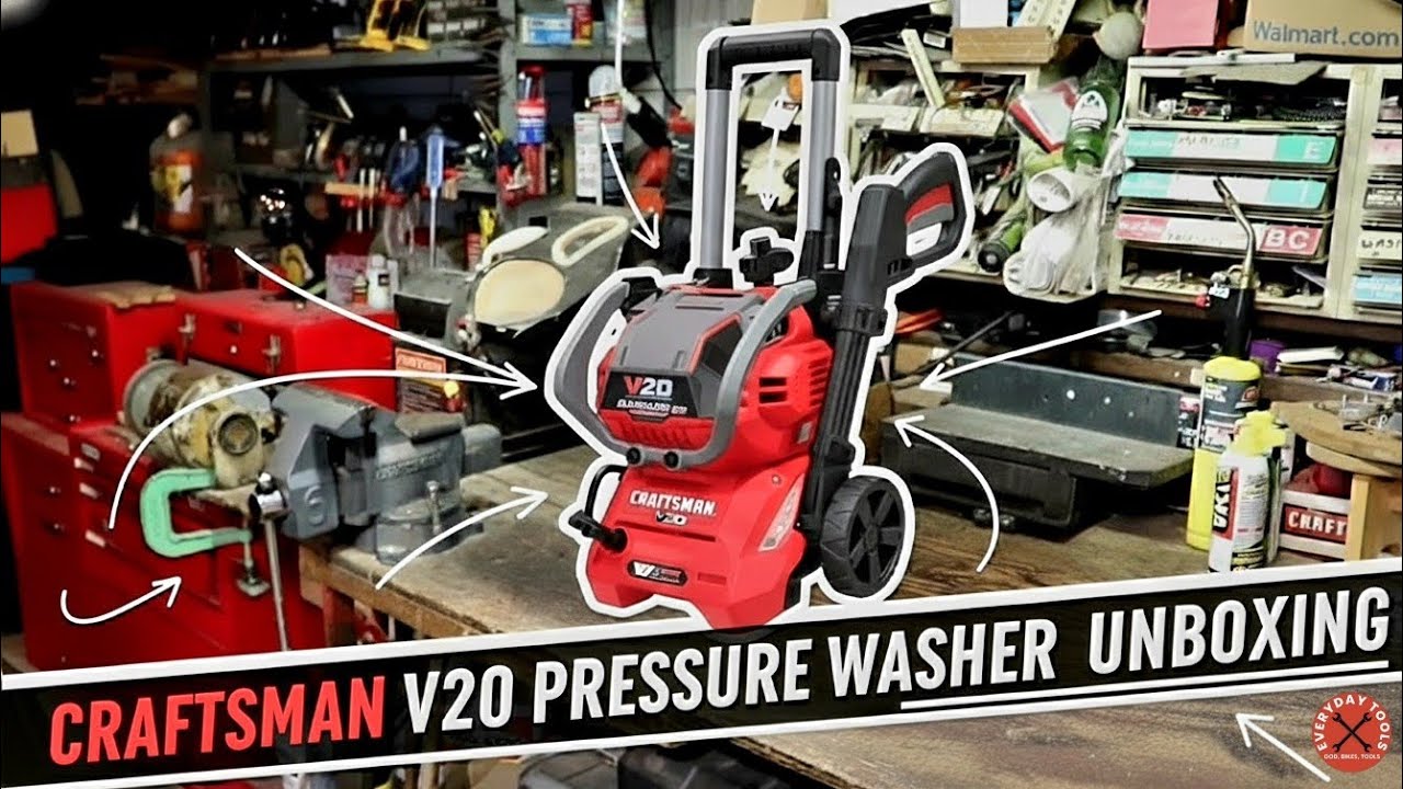 ALL NEW CRAFTSMAN V20 1500 PSI PRESSURE WASHER!!!