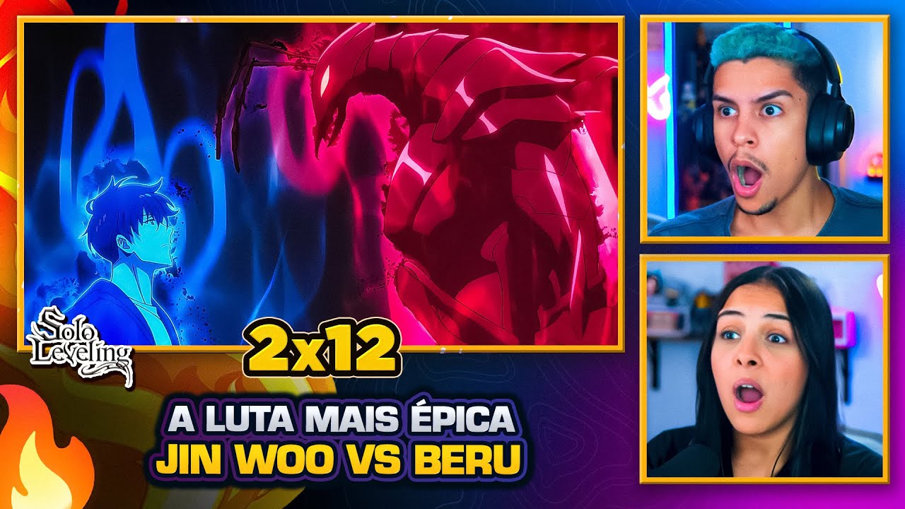 ABSOLUTE CINEMA 😱 SUNG vs BERU  | Solo Leveling | 2X12 | [Casal Jounin React] 🔥