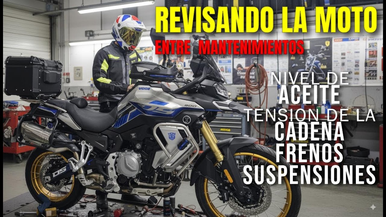 ¿Sabes cuales son los puntos más importantes y como revisarlos en tu moto? Te los cuento...