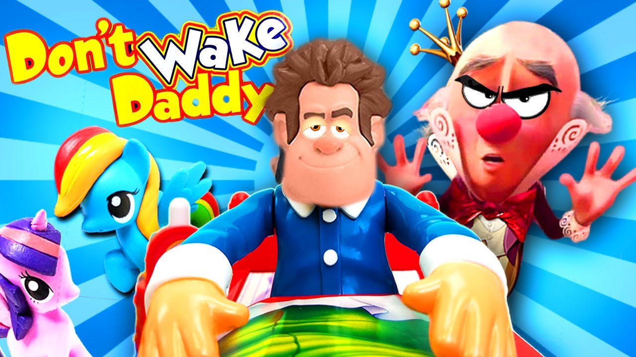 Don't Wake Daddy Ralph Gets Tricked by King Candy! | My Little Pony Adventures