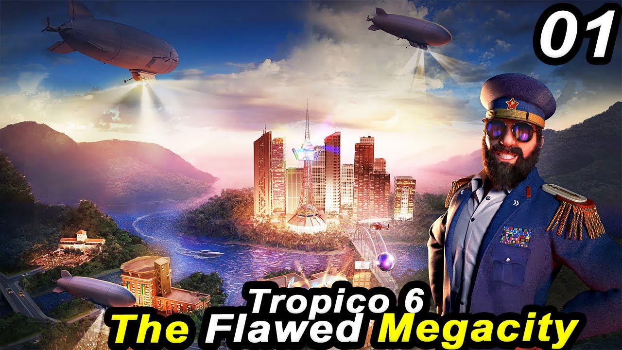 Tropico 6 - Starting A Megacity With NO FREEDOM | HARDMODE City Builder Survival Part 01