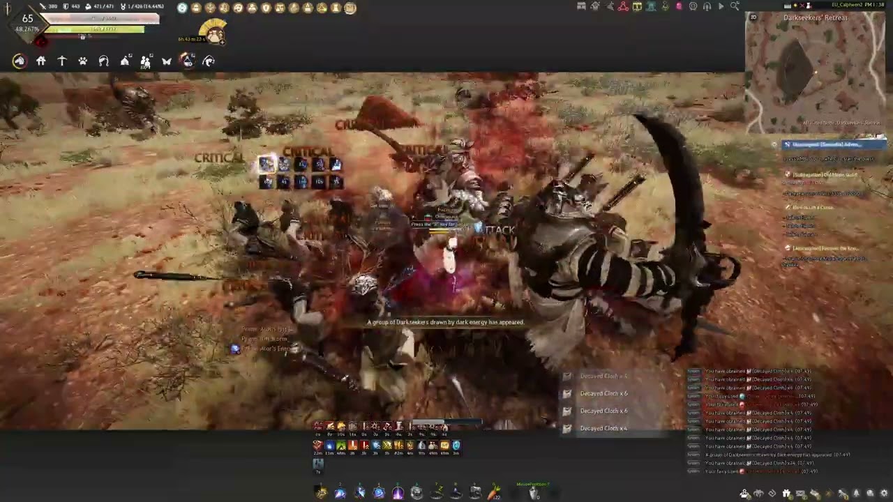 BDO Succ Sage PvE - Darkseeker's Retreat DSR - 27k TL (Lvl 2 LS, NO Agris) - 2 Tides