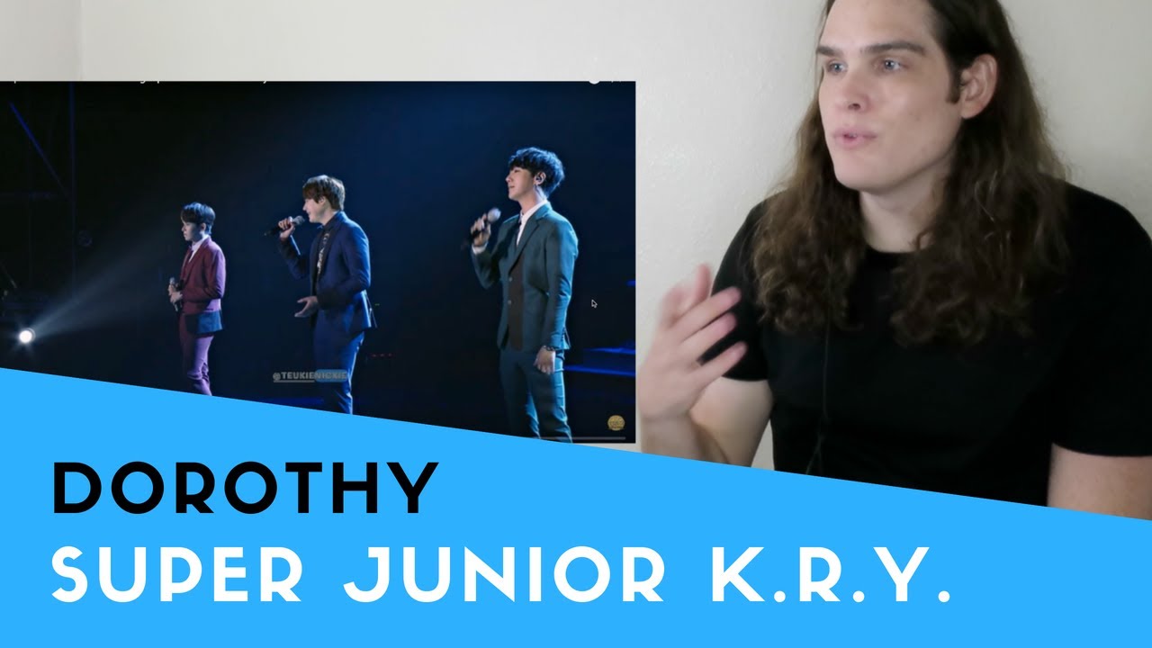 Реакция преподавателя вокала на фонограф Super Junior K.R.Y. в Сеуле — Дороти