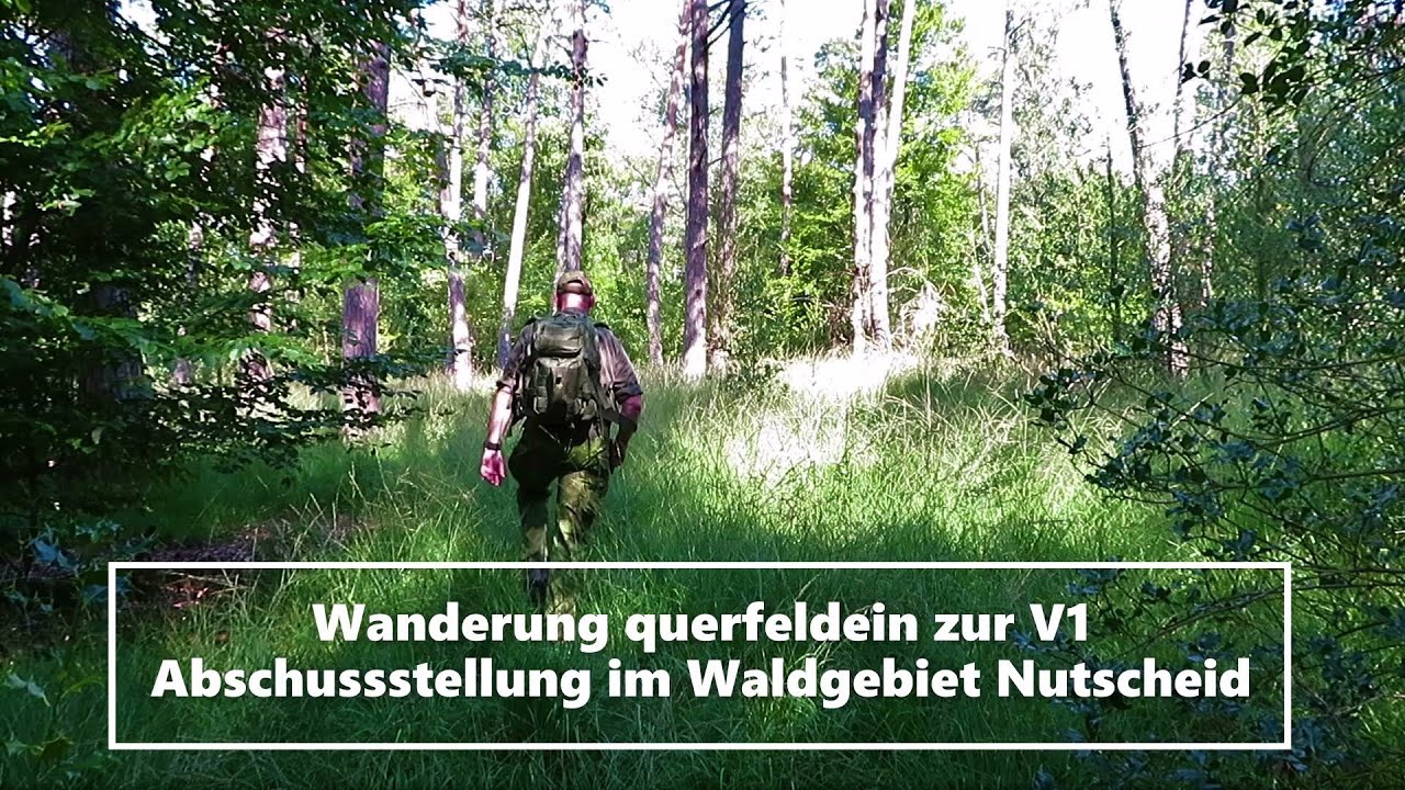 2. Weltkrieg- SPURENSUCHE  querfeldein zur V1 Abschussstellung im Waldgebiet Nutscheid