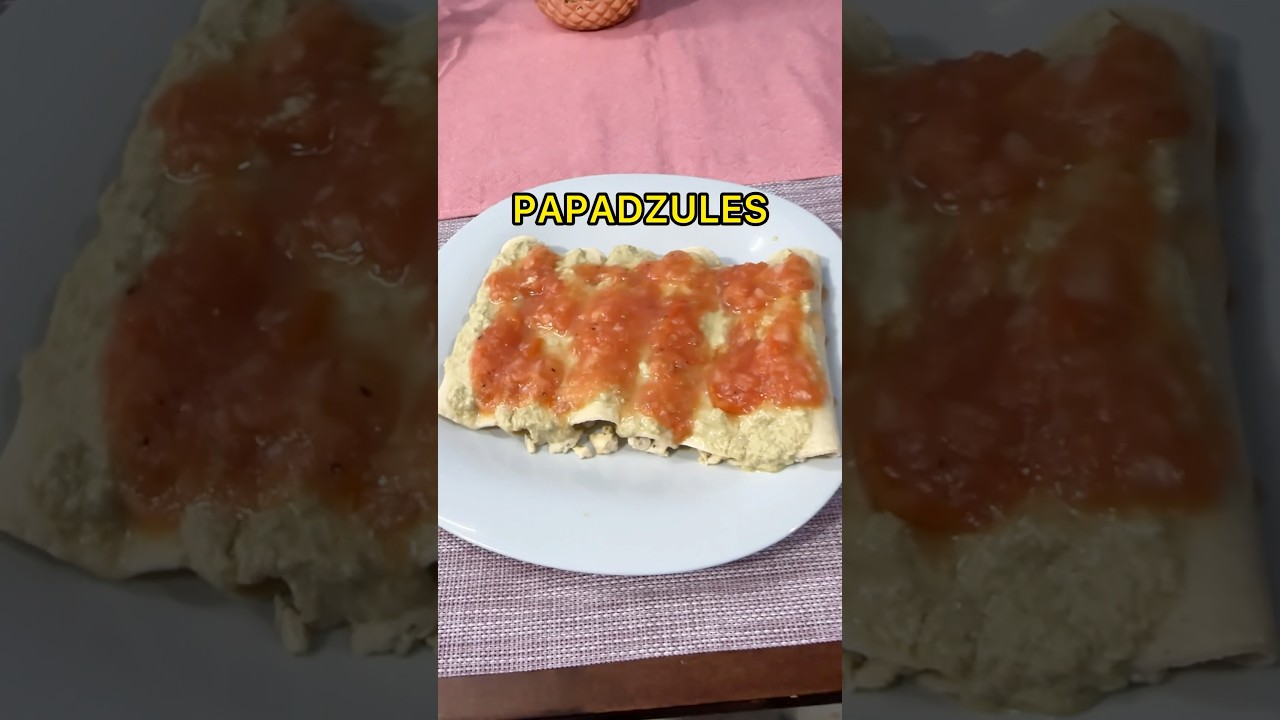 Papadzules comida tradicional en Yucat&aacute;n #yucat&aacute;n #gastronom&iacute;a #comidamexicana