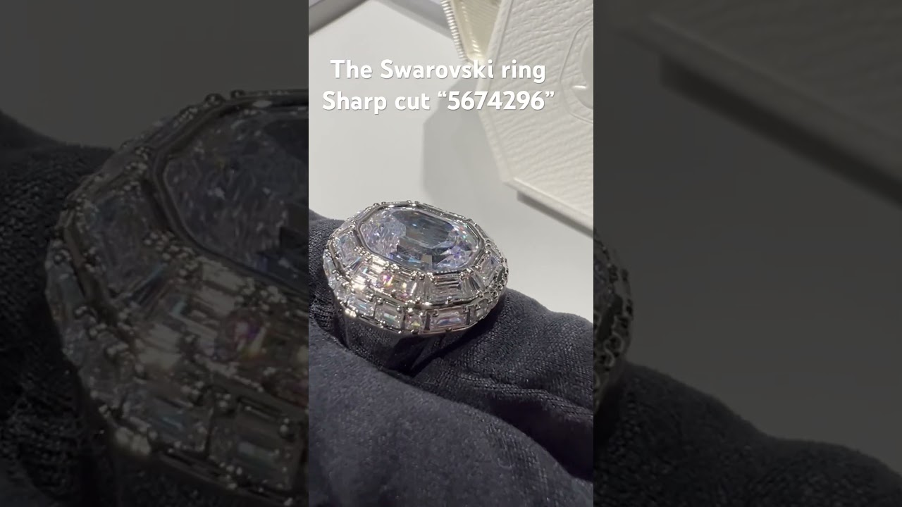 The Swarovski ring Sharp cut &ldquo;5674296&rdquo; #swarovski #swarovskicrystals
