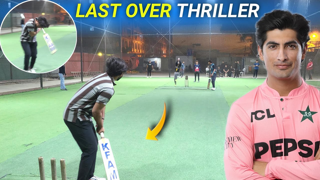 Last Over Drama 🔥 Intense Tapeball Cricket Match 🥶
