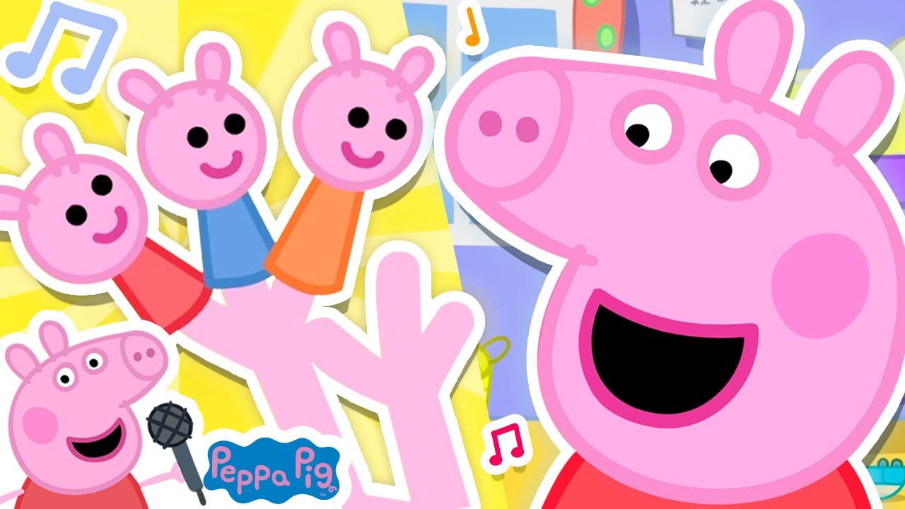 ¡La Familia Dedo! Canción de La Familia Dedo | Peppa Pig Rimas Infantiles Y Canciones Para Niños