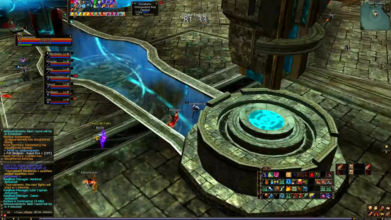 L2 Amerika pvp 1st epic fafurion kite pt trickster