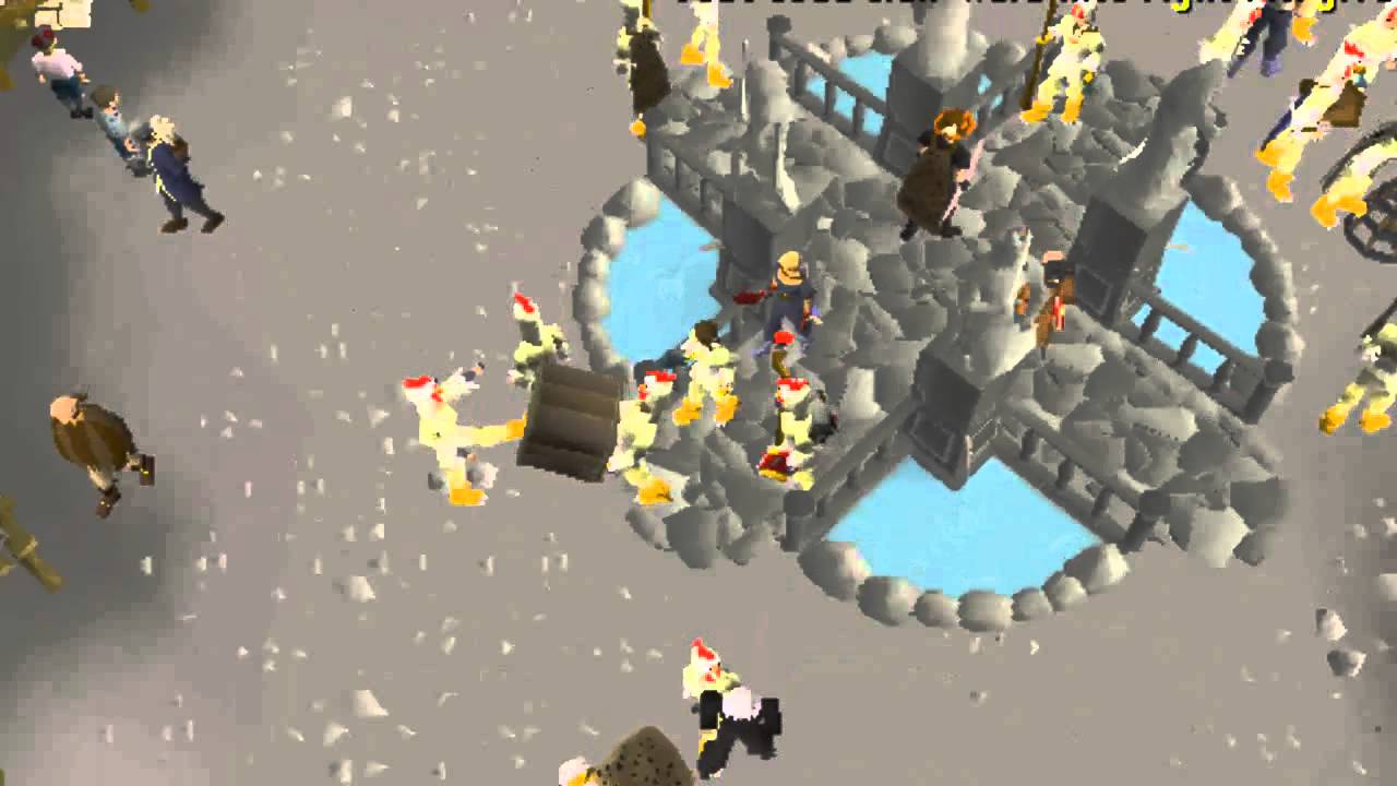 Runescape Oldschool - Erik og joa glitching infront of Mod Ash :D